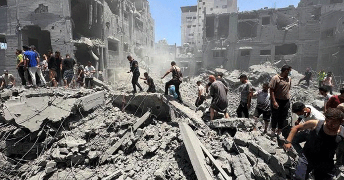 গাজায় ইসরায়েলি বর্বর হামলায় নিহত আরও ৯১