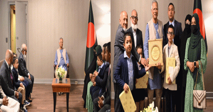 প্রধান উপদেষ্টার সাথে নিউ ইয়র্কে নিহত পুলিশ কর্মকর্তার পরিবারের সাক্ষাৎ