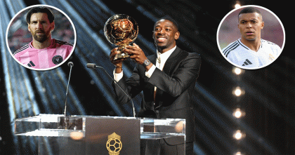 ব্যালনজয়ী দেম্বেলেকে যে বার্তা দিলেন মেসি-এমবাপে