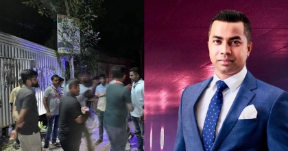 নিউইয়র্কে ডিম ছোড়া সেই জাহিদের গ্রামের বাড়িতে পাল্টা ডিম নিক্ষেপ