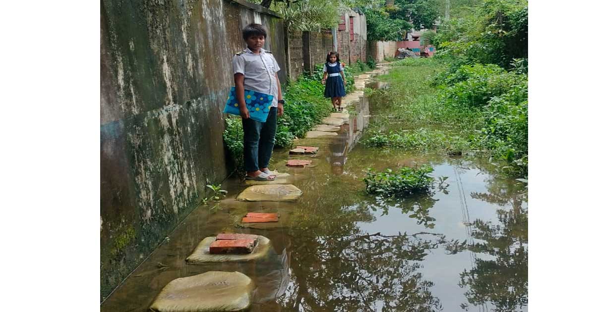 দেড় যুগ ধরে অবহেলিত শেখেরকিল্লা ঘোনার একমাত্র সড়ক
