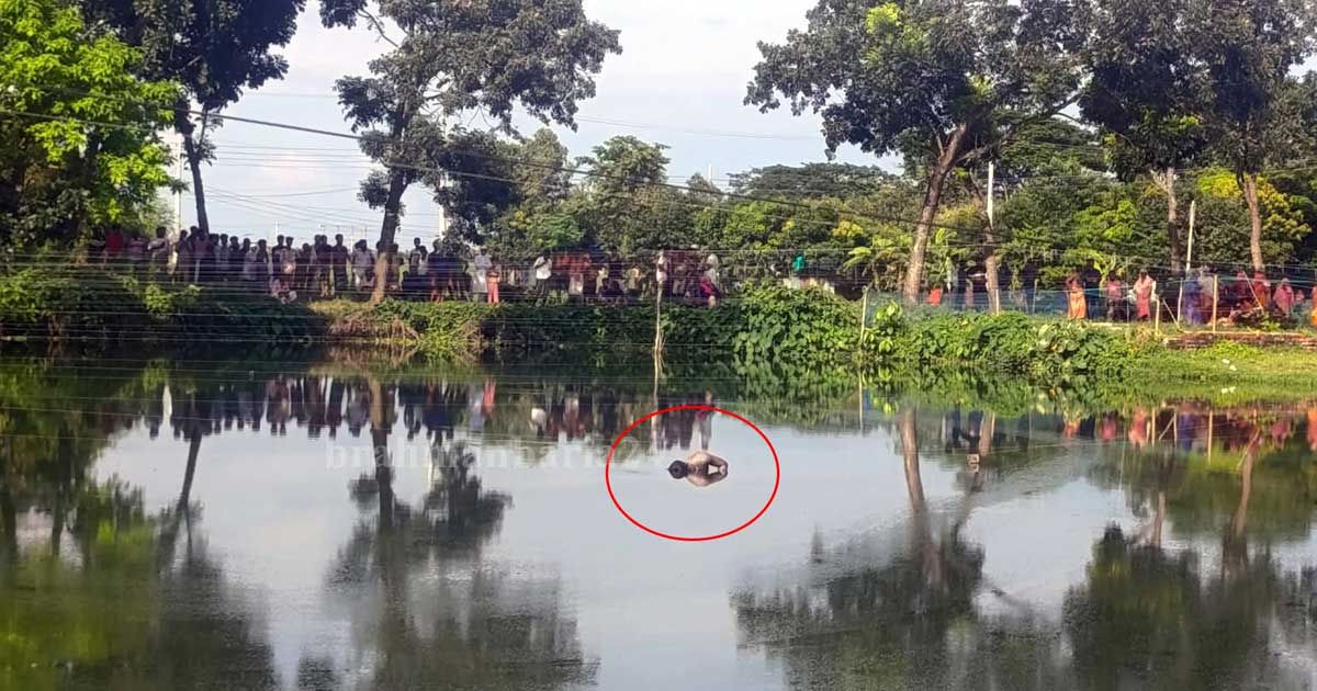 পুকুর থেকে অজ্ঞাত যুবকের হাত-পা বাঁধা মরদেহ উদ্ধার