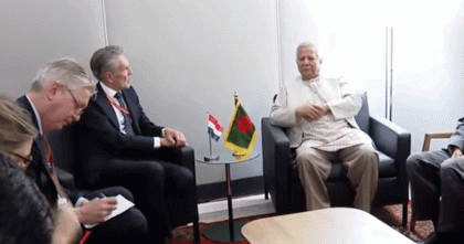 স্বৈরাচারের সহযোগীরা দেশের বিরুদ্ধে অপতথ্য ছড়াচ্ছে: প্রধান উপদেষ্টা