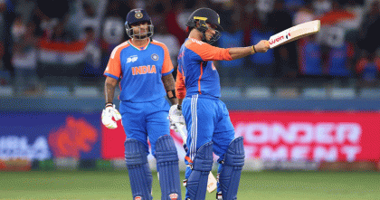 অভিষেকের অর্ধশতকে শ্রীলঙ্কাকে চ্যালেঞ্জিং লক্ষ্য দিল ভারত