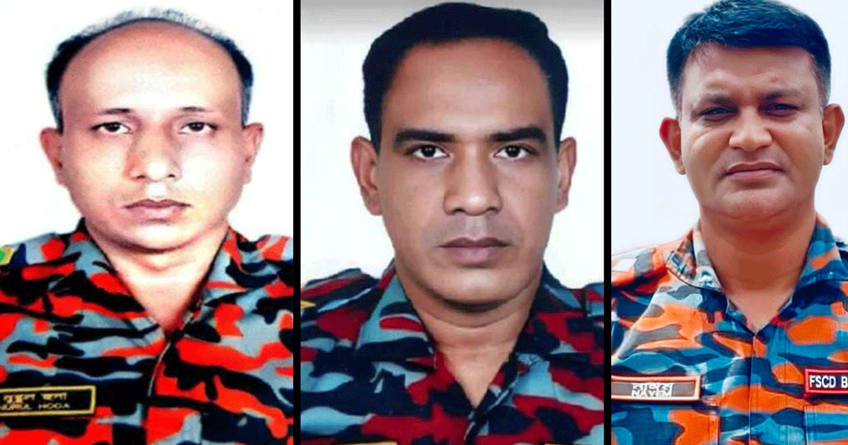 টঙ্গীতে অগ্নিকাণ্ডে তিন ফায়ার ফাইটারসহ চারজনের মৃত্যুতে প্রধান উপদেষ্টার শোক