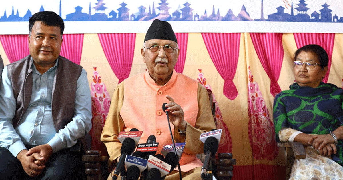 প্রকাশ্যে এলেন নেপালের ক্ষমতাচ্যুত প্রধানমন্ত্রী কেপি শর্মা অলি