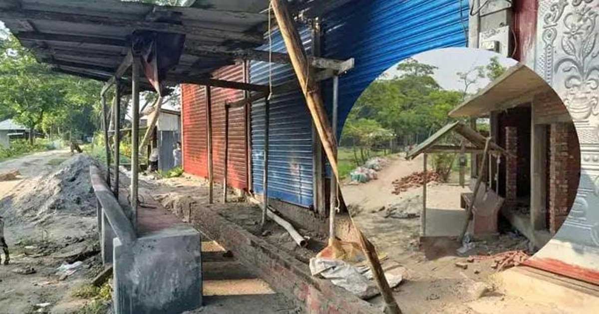 বাউফলে স্বেচ্ছাসেবক লীগ নেতার দখলে যাত্রীছাউনি