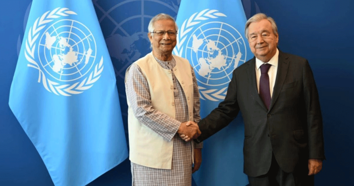 বাংলাদেশের গণতান্ত্রিক উত্তরণে জাতিসংঘ মহাসচিবের পূর্ণ সমর্থন