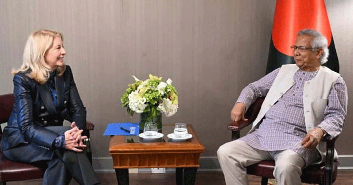 প্রধান উপদেষ্টার সাথে ইউনিসেফের নির্বাহী পরিচালকের সাক্ষাৎ