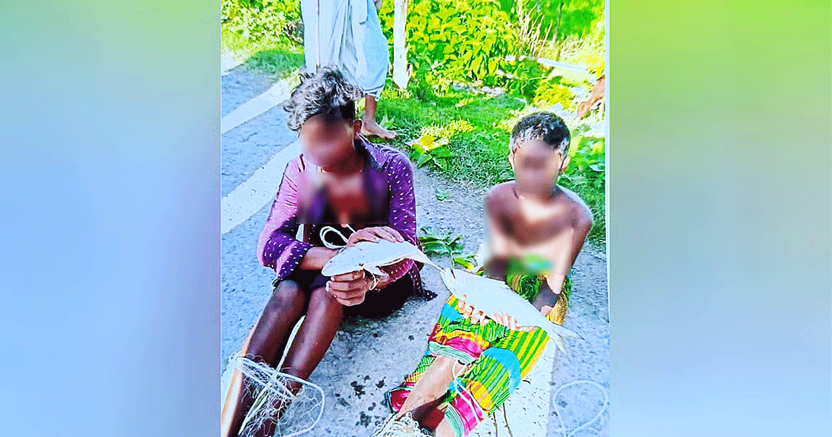 ইলিশ চুরির অভিযোগে হাত-পা বেঁধে দুই শিশুকে নির্যাতন