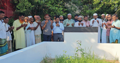 সরাইলে জুলাই গণঅভ্যুত্থানে'র দুই শহীদের স্মৃতিস্তম্ভ উদ্বোধন