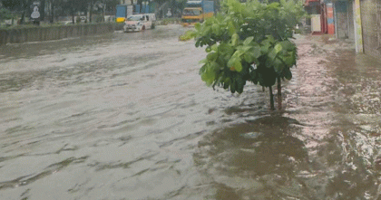 ঢাকায় ২০৬ মিলিমিটার বৃষ্টিপাত রেকর্ড; আজও বজ্রসহ বৃষ্টির আভাস