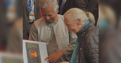 প্রাণিবিজ্ঞানী জেন গুডলের মৃত্যুতে প্রধান উপদেষ্টার শোক