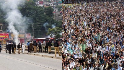 বিক্ষোভে উত্তাল কাশ্মীর