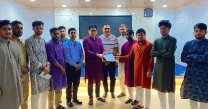 সিলোনিয়া দুর্ঘটনায় ফেনীতে নিরাপদ সড়ক আন্দোলনের স্মারকলিপি প্রদান