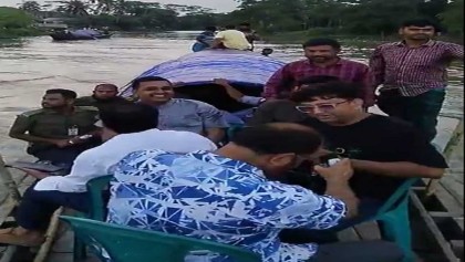 পটুয়াখালীর বাউফলে ফেসবুক লাইভে এসে অভিযান, আগেই সরে গেলেন জেলেরা