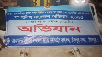 চাঁদপুরে মা ইলিশ রক্ষা অভিযানে ১১ জেলে গ্রেপ্তার