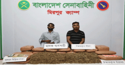 মিরপুরে সেনাবাহিনীর অভিযানে কিশোর গ্যাং লিডার সুমন সহ আটক তিন