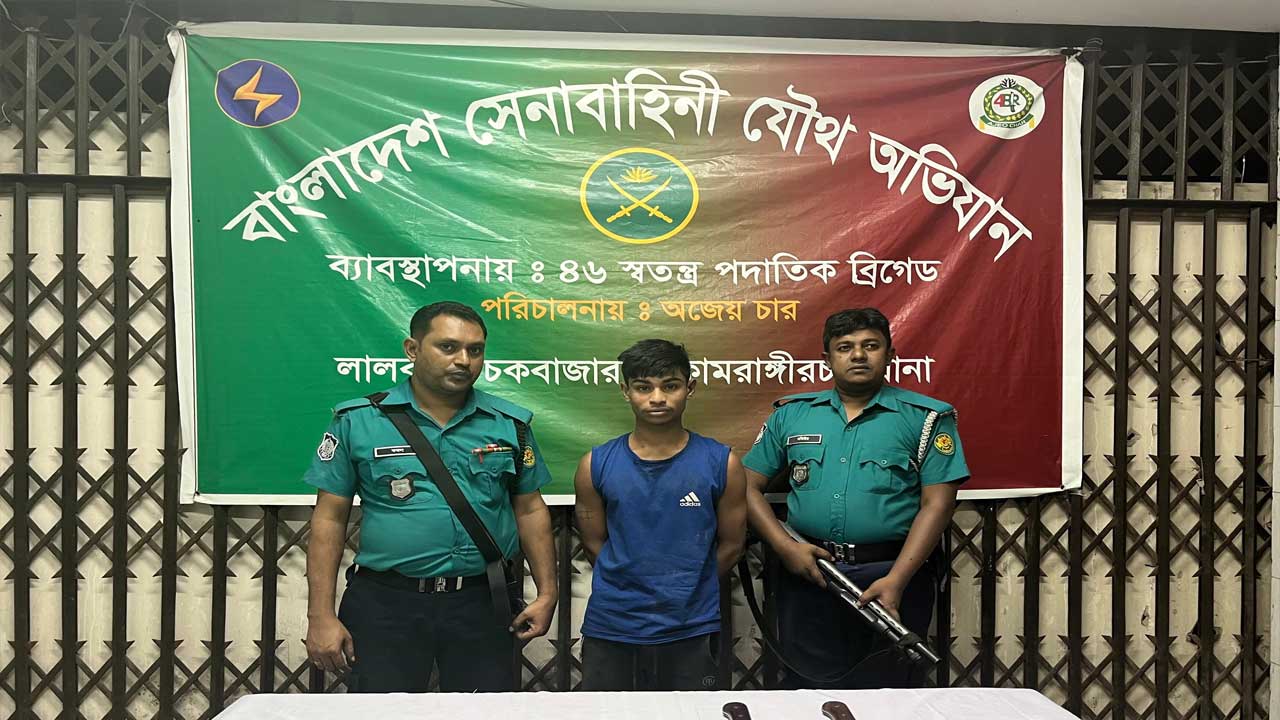 অবশেষে গ্রেপ্তার হলো কিশোর গ্যাং লিডার “ডন সাগর”