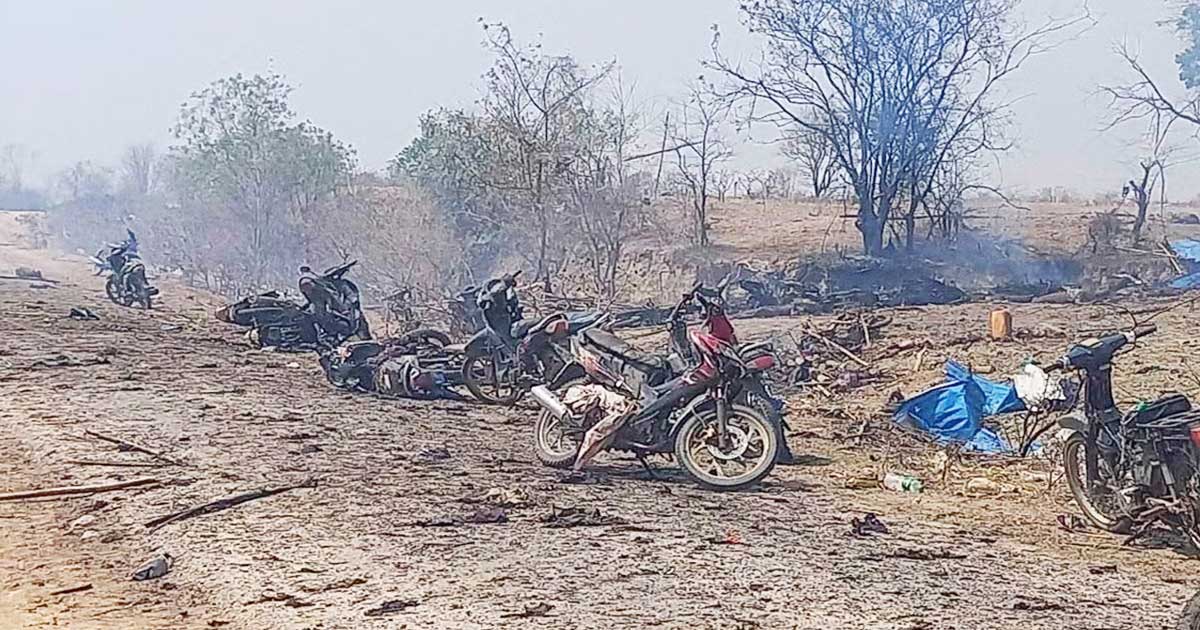 মিয়ানমারে বৌদ্ধদের উৎসবে জান্তার বিমান হামলায় নিহত ৪০