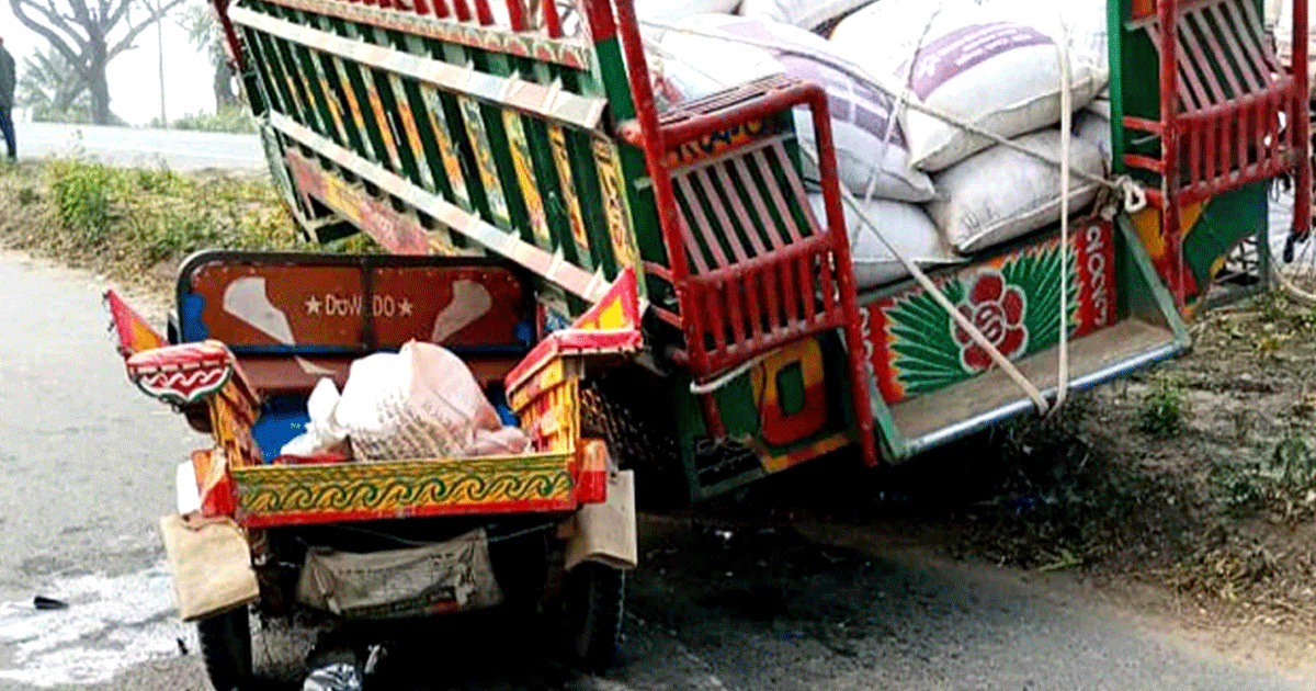 সিরাজগঞ্জে নসিমনের ধাক্কায় নিহত তিন  