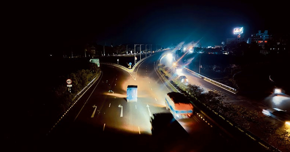 ভাঙ্গা গোল চত্বর ফের অন্ধকার