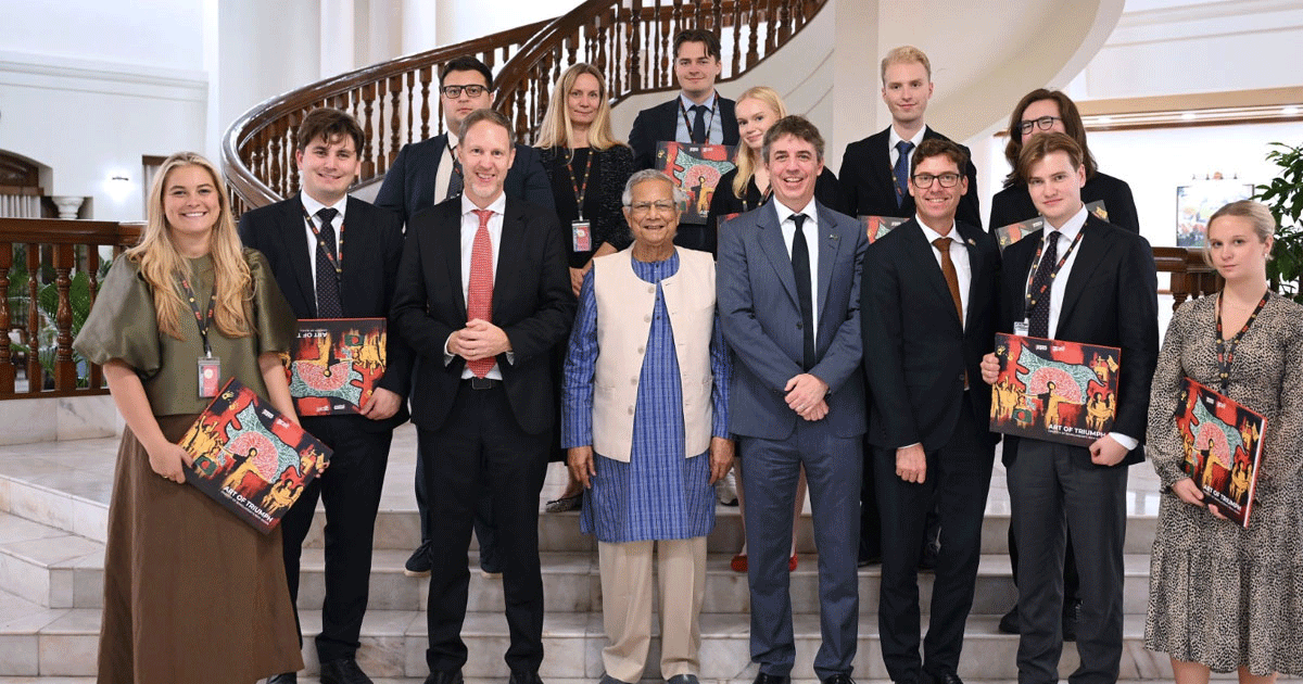 কাঙ্ক্ষিত পৃথিবীর স্বপ্ন দেখতে তরুণদের প্রতি প্রধান উপদেষ্টার আহ্বান