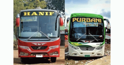 হাইড্রোলিক হর্ণ ব্যবহারের দায়ে দুই পরিবহণকে জরিমানা