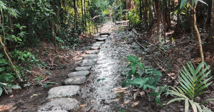 ১২ মাস কাদা থাকে যে রাস্তায়