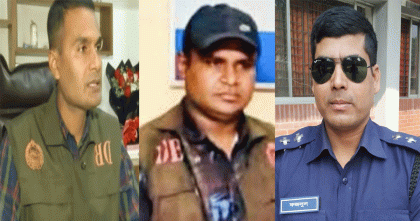 সফল অভিযানের পর বগুড়ার ডিবি ইনচার্জসহ তিন কর্মকর্তা প্রত্যাহার
