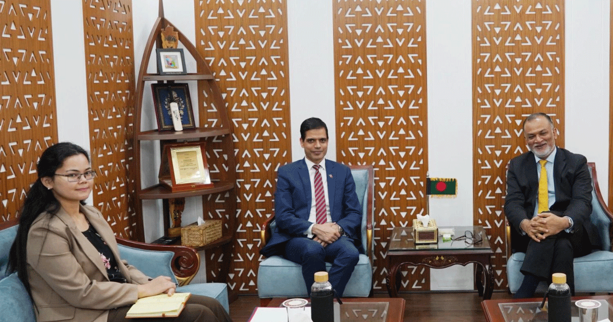 বাণিজ্য উপদেষ্টার সাথে নেপালের রাষ্ট্রদূতের বৈঠক অনুষ্ঠিত