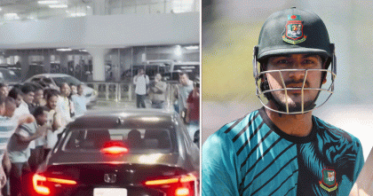 বিমানবন্দরে দর্শকদের রোষানলে ক্রিকেটাররা; নাঈম শেখের আবেগঘন বার্তা