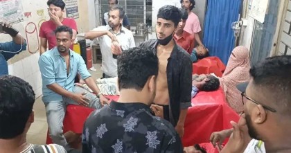 বাস কাউন্টার দখল নিয়ে যুবদলের দুই পক্ষে সংঘর্ষ, আহত ২০