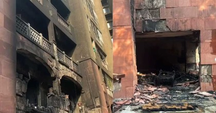 ভারতে সংসদ সদস্যদের জন্য বরাদ্দকৃত ফ্ল্যাটে ভয়াবহ আগুন