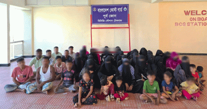 কোস্ট গার্ডের বিশেষ অভিযান: পাচারের ফাঁদে বন্দি নারী-শিশু উদ্ধার