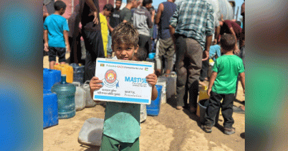 গাজাবাসীর জন্য পুনাকের খাদ্য সহায়তা