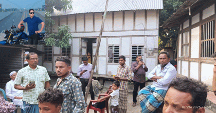 মেট্রোরেল পিলার থেকে যন্ত্রাংশ পড়ে শরীয়তপুরের যুবকের মৃত্যু: গ্রামের বাড়িতে শোকের মাতম