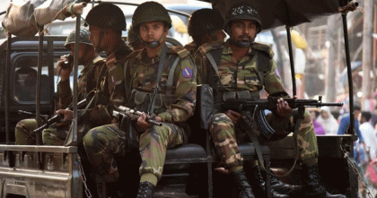 নির্বাচনে সেনা ও নৌবাহিনীর ৯২৫০০ সদস্য মোতায়েন থাকবে