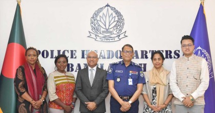 আইজিপির সাথে কমনওয়েলথ প্রতিনিধিদলের সাক্ষাৎ
