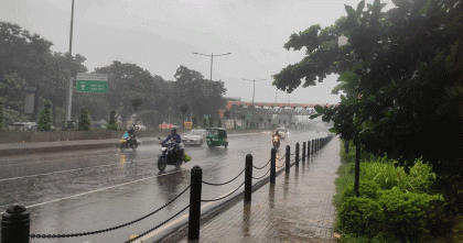 ঢাকায় বজ্রসহ বৃষ্টির আভাস