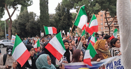 ইতালির রোমে প্রবাসী বাংলাদেশিদের ওপর হামলার প্রতিবাদে বিক্ষোভ