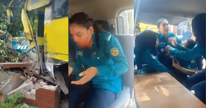 চট্টগ্রামে পুলিশবাহী বাস ব্রেক ফেল, অন্তত ২০