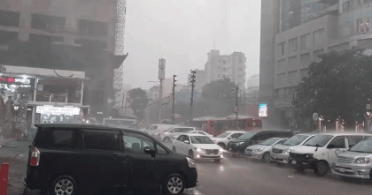 ঢাকায় ২৪ ঘণ্টায় ৬৩ মিলিমিটার বৃষ্টিপাত রেকর্ড