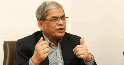 সরকারকে বেকায়দায় ফেলতে ও নির্বাচন বাধাগ্রস্ত করতেই বিএনপির প্রার্থীকে গুলি: মির্জা ফখরুল