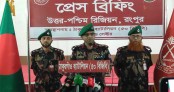 সীমান্তে হত্যা বন্ধসহ বিভিন্ন কার্যক্রম নিয়ে ঠাকুরগাঁও ৫০ বিজিবি'র সংবাদ সম্মেলন