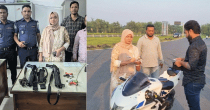 ঢাকা-ভাঙ্গা এক্সপ্রেসওয়েতে অভিযানে দুটি শটগানসহ ২০ রাউন্ড গুলি জব্দ
