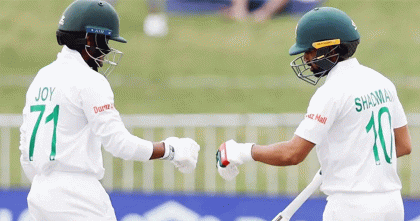 দুই ওপেনারের ফিফটিতে বিনা উইকেটে ১০০ ছাড়ালো বাংলাদেশ
