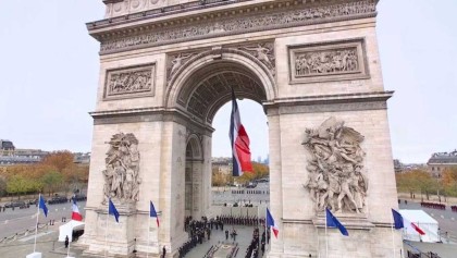 প্রথম বিশ্বযুদ্ধের অবসান দিবস উপলক্ষে ফ্রান্সজুড়ে স্মৃতিচারণ ও শ্রদ্ধা নিবেদন