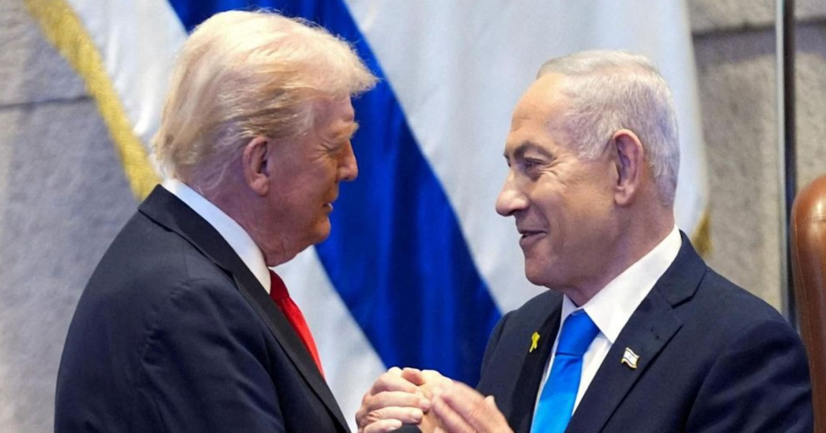 নেতানিয়াহুকে ক্ষমা করার অনুরোধ জানিয়ে ট্রাম্পের চিঠি