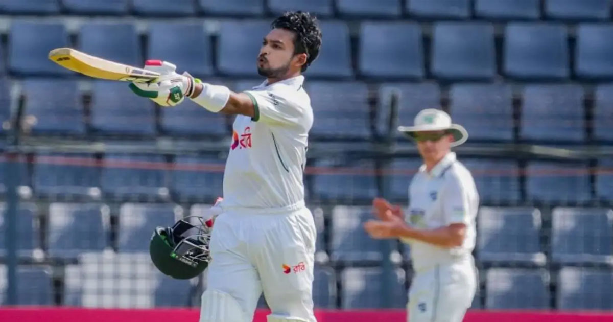 ৩০১ রানের লিড নিয়ে বাংলাদেশের ইনিংস ঘোষণা